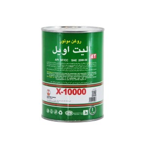 روغن موتور الیت کد X-10000 4T مدل 20W50 SFCC حجم 1 لیتر