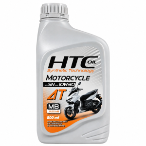 روغن موتور اچ تی سی HTC JASO MB مدل (10W-30)4T SN حجم 800 میلی لیتر