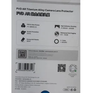 محافظ لنز دوربین آیفون 17 پرو کوزوم KUZOOM PVD AR Titanium