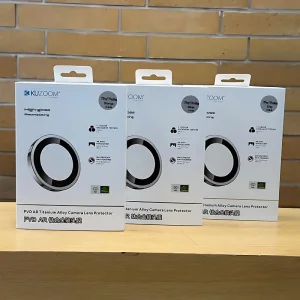 محافظ لنز دوربین آیفون 17 پرو کوزوم KUZOOM PVD AR Titanium