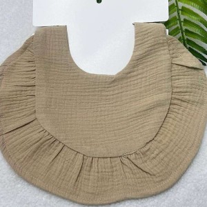 پیشبند نوزادی موسلین دور چین دار