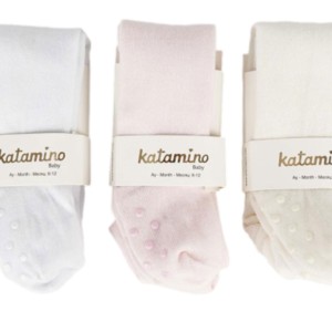جوراب شلواری استپ دار نوزادی دخترانه کاتامینو KATAMINO