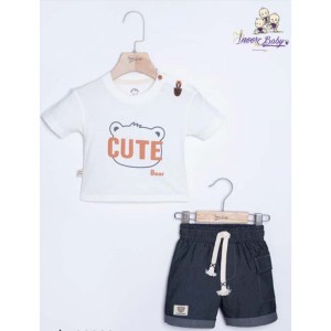 تیشرت و شلوارک طرح cute آی نور بیبی Inoor baby