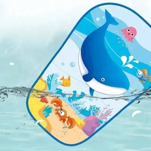 تشک بازی موزیکال نوزادی دارای پیانو طرح دلفین هانگر huanger
