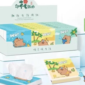 دستمال کاغذی طرحدار 40 عددی (سایز بزرگ)