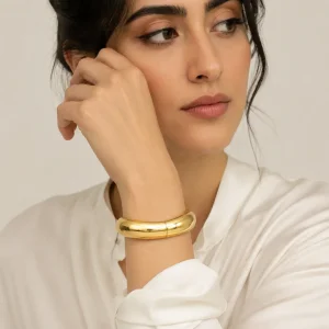 دستبند بنگل زنانه مدل آینه ای