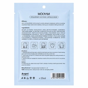 ماسک ورقه ای صورت     MÔOYAM مدل     Hyaluronic Acid Real