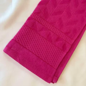 حوله ابریشم فاضل طرح گندم سایز 40x80 سانتی متر