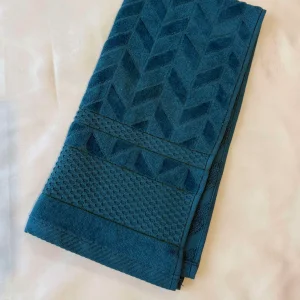 حوله ابریشم فاضل طرح گندم سایز 40x80 سانتی متر
