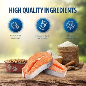 غذای خشک گربه عقیم شده رفلکس مدل سالمون  وزن ۱ کیلوگرم (فله)