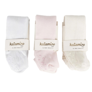 جوراب شلواری استپ دار نوزادی دخترانه 6-12ماه کاتامینو KATAMINO