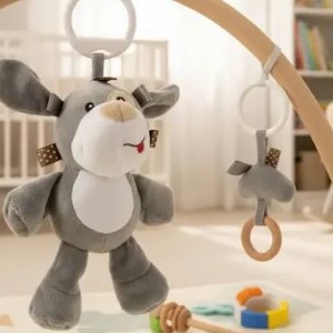 عروسک نخ کش موزیکال طرح حیوانات x.q.toy