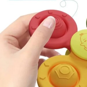 اسپینر چسبان پاپتی 3 عددی تمام سیلیکونی اسباب بازی SPINNING TOYS