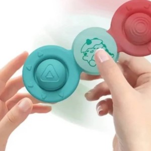 اسپینر چسبان پاپتی 3 عددی تمام سیلیکونی اسباب بازی SPINNING TOYS
