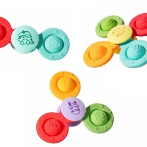 اسپینر چسبان پاپتی 3 عددی تمام سیلیکونی اسباب بازی SPINNING TOYS