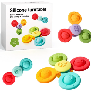 اسپینر چسبان پاپتی 3 عددی تمام سیلیکونی اسباب بازی SPINNING TOYS