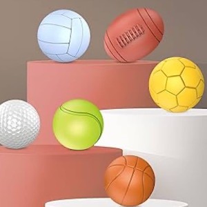 توپ نرم آپارتمانی 6 عددی کوچک طرح توپ های ورزشی menggao