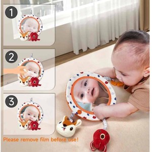 ست آویز کریر و کتاب حمام و آینه آویز دار نوزادی توماما Tumama