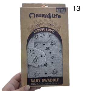 قنداق چسبی همراه با کلاه و دستکش baby4life