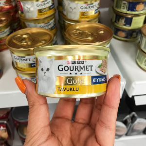 کنسرو گربه گورمت  طعم مرغ 80 گرمی