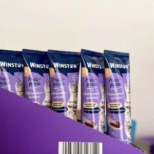 مالت مکمل گربه وینستون Winston مدل Anti-Hairball وزن 100 گرم