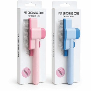 برس سگ و گربه دارای دکمه تخلیه Pet Grooming Comb One Click