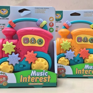 قطار موزیکال و چراغ داراسباب بازی JIALEGU TOYS