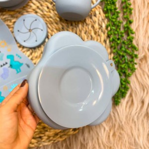ست ظرف غذا سیلیکونی 9 تکه طرح پنجه