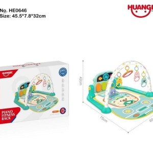 تشک بازی موزیکال نوزادی چند منظوره مدل Piano Fitness Rack هانگر huanger
