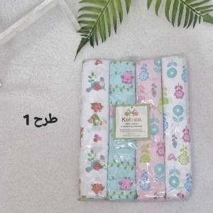خشک کن نوزادی دخترانه سایز بزرگ 4 عددی کولاکو kolaco