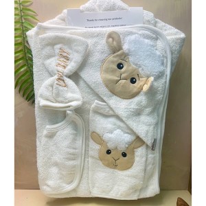 ست حوله 6 تکه طرح ببعی نوزادی lovi baby