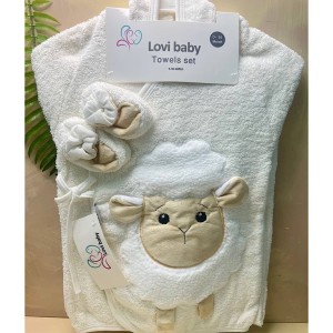 ست حوله 6 تکه طرح ببعی نوزادی lovi baby
