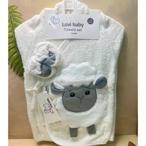 ست حوله 6 تکه طرح ببعی نوزادی lovi baby