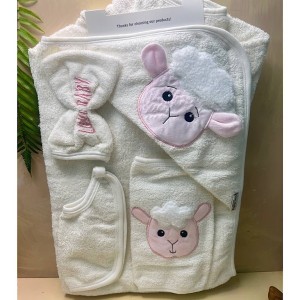 ست حوله 6 تکه طرح ببعی نوزادی lovi baby