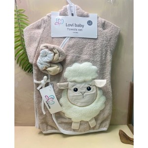 ست حوله 6 تکه طرح ببعی نوزادی lovi baby
