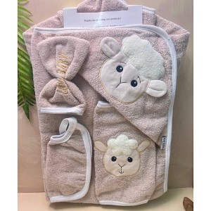 ست حوله 6 تکه طرح ببعی نوزادی lovi baby