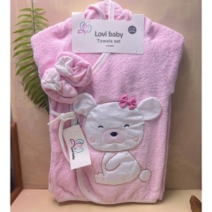 ست حوله 6 تکه طرح تدی نوزادی lovi baby