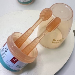 ست مسواک با ماساژور لثه قاب دار breath mee