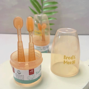 ست مسواک با ماساژور لثه قاب دار breath mee