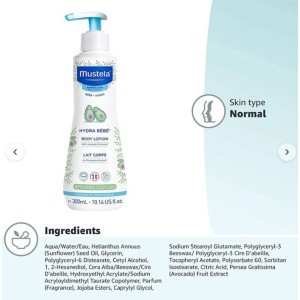 لوسیون بدن 300 میلی لیتر موستلا mustela