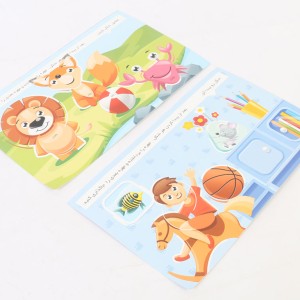 بازی فکری مونته سوری یا بلوک حیوانات رنگی کریستالی atrina toys