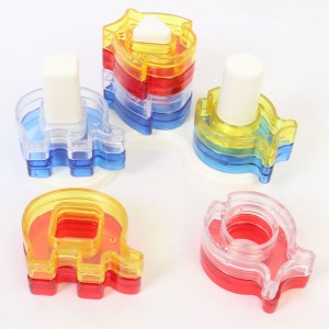بازی فکری مونته سوری یا بلوک حیوانات رنگی کریستالی atrina toys
