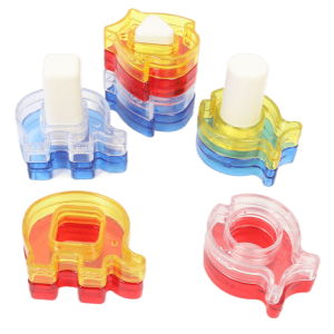 بازی فکری مونته سوری یا بلوک حیوانات رنگی کریستالی atrina toys