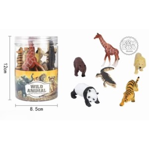 ست فیگور حیوانات وحشی 6 عددی مدل Wild Animal