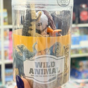 ست فیگور حیوانات وحشی 6 عددی مدل Wild Animal