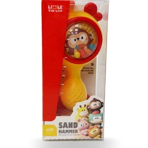 جغجغه دندانگیر نوزادی دستی little tin lok