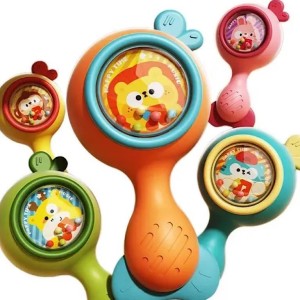 جغجغه دندانگیر نوزادی دستی little tin lok