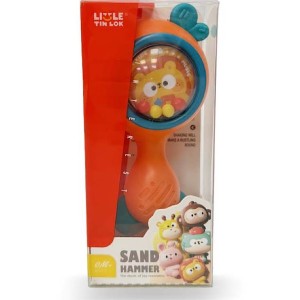 جغجغه دندانگیر نوزادی دستی little tin lok