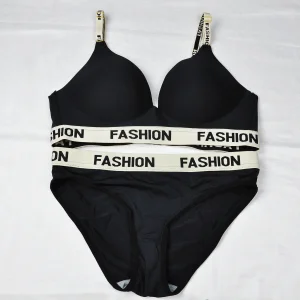 ست سوتین اسفنجی و شورت زنانه کش پهن Fashion