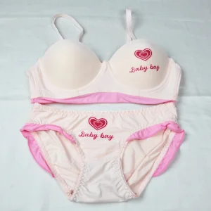 ست سوتین اسفنجی و شورت زنانه Baby Bay طرح قلب